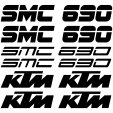 Naklejka Moto - KTM 690 SMC
