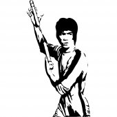 Naklejka ścienna - Bruce Lee