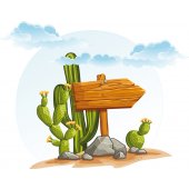 Naklejka ścienna Dla Dzieci - Kaktus