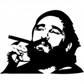 Naklejka ścienna - Fidel Castro