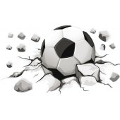 Naklejka ścienna - Piłka nożna