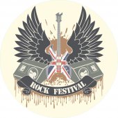 Naklejka ścienna - Rock Festiwal