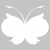 Naklejka Tablica Biała Velleda - Motyl
