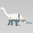 Akrylowe Lustro Plexiglas - Dinozaur