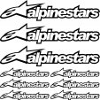Komplet naklejek - AlpineStars