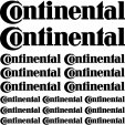 Komplet naklejek - Continental