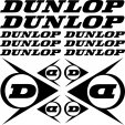 Komplet naklejek - Dunlop