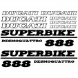 Naklejka Moto - Ducati 888 Desmo