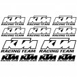 Naklejka Moto - KTM Racing Team