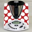 Naklejka Thermomix TM 31 - Czerwony w Groszki