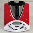 Naklejka Thermomix TM 31 - Czerwony w Groszki