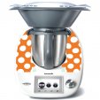 Naklejka Thermomix TM 5 - Kropki Black&White