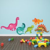 Komplet  naklejek Dla Dzieci - Dinozaury
