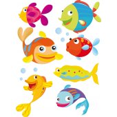 Komplet  naklejek Dla Dzieci - Ryby