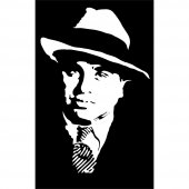 Naklejka ścienna - Al Capone