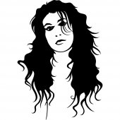 Naklejka ścienna - Amy Winehouse