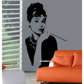 Naklejka ścienna - Audrey Hepburn