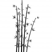 Naklejka ścienna - Bambus