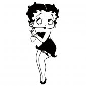 Naklejka ścienna - Betty Boop