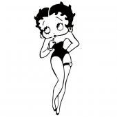 Naklejka ścienna - Betty Boop