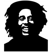 Naklejka ścienna - Bob Marley