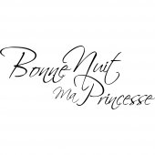 Naklejka ścienna - Bonne Nuit Princesse