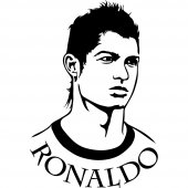 Naklejka ścienna - Cristiano Ronaldo