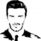 Naklejka ścienna - David Beckham