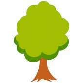 Naklejka ścienna Dla Dzieci - Drzewo