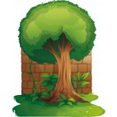 Naklejka ścienna Dla Dzieci - Drzewo