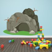 Naklejka ścienna Dla Dzieci - Grota skalna
