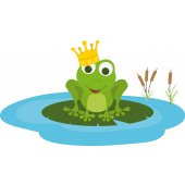 Naklejka ścienna Dla Dzieci - Książe żaba