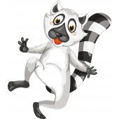 Naklejka ścienna Dla Dzieci - Lemur