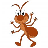 Naklejka ścienna Dla Dzieci - Mrówka