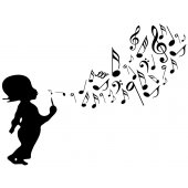 Naklejka ścienna Dla Dzieci - Muzyka