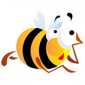 Naklejka ścienna Dla Dzieci - Pszczoła