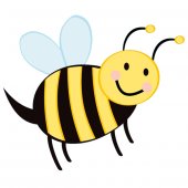 Naklejkaścienna Dla Dzieci - Pszczoła