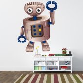 Naklejka ścienna Dla Dzieci - Robot Szczypce