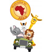 Naklejka ścienna Dla Dzieci - Safarii