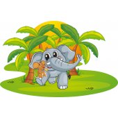 Naklejka ścienna Dla Dzieci - Słoniątko