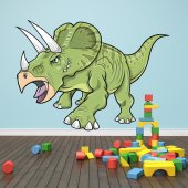 Naklejka ścienna Dla Dzieci - Triceratops