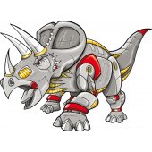 Naklejka ścienna Dla Dzieci - Triceratops