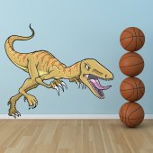 Naklejka ścienna Dla Dzieci - Tyranozaur