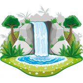 Naklejka ścienna Dla Dzieci - Wodospad