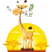Naklejka ścienna Dla Dzieci - Żyrafa