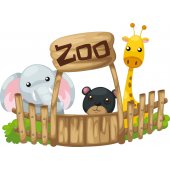 Naklejka ścienna Dla Dzieci - ZOO