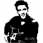 Naklejka ścienna - Elvis Presley