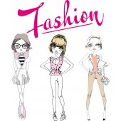 Naklejka ścienna - Fashion