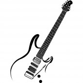 Naklejka ścienna - Gitara