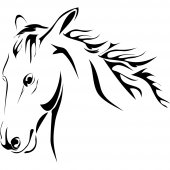 Naklejka ścienna - Koń